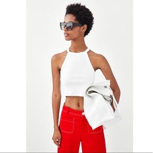 Zara Halter Crop Top